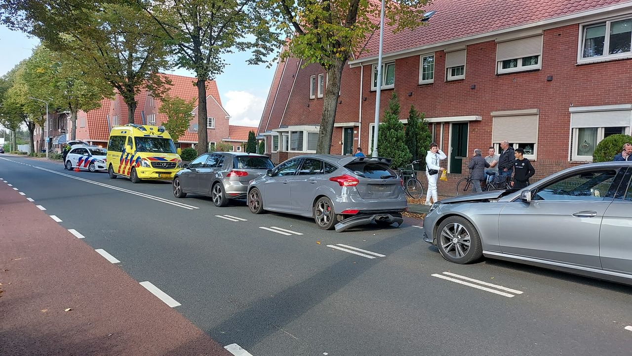 Vrouw gewond bij kettingbotsing in Venlo