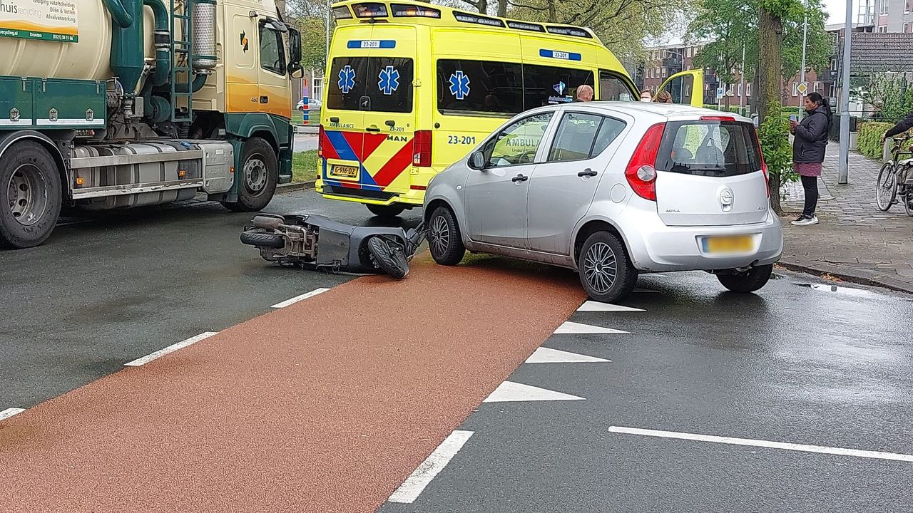 Twee gewonden bij ongeval Kraanvogelstraat