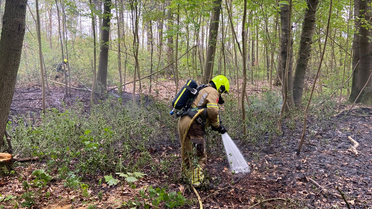 Brandweer rukt uit voor natuurbrand